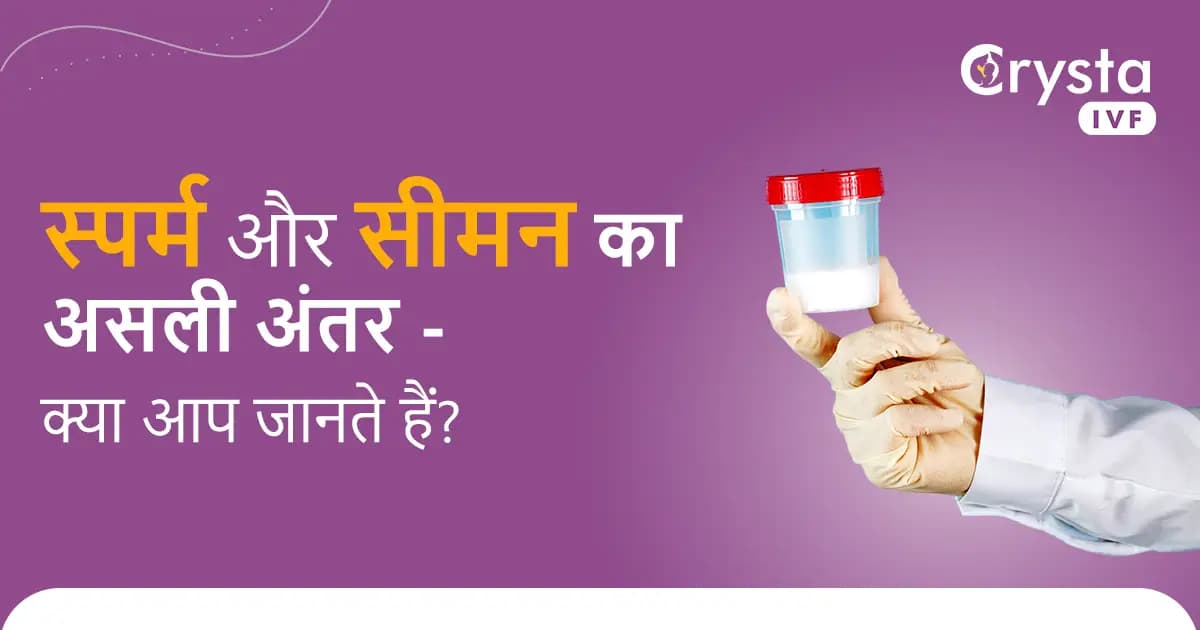 स्पर्म और सीमन का अंतर: पुरुष प्रजनन क्षमता, जांच और सुधार के उपाय (Sperm vs Semen in Hindi) image