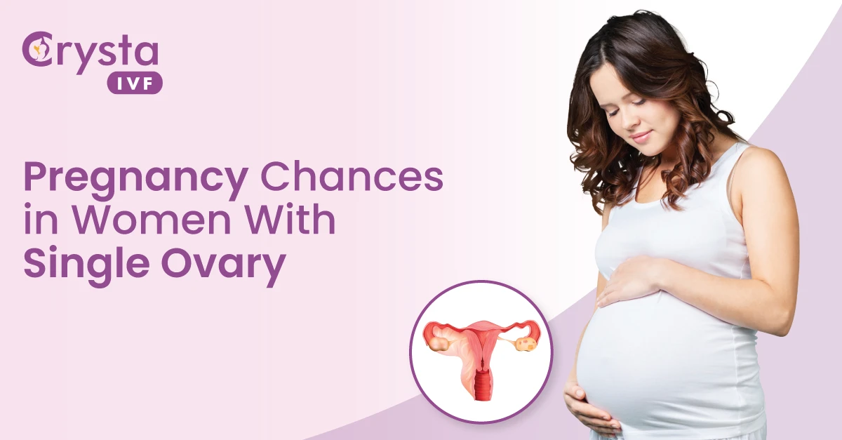 pregnancy chances in women with single ovary