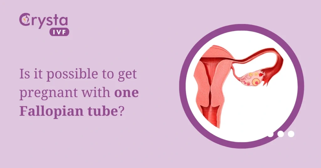 Is it possible to get pregnant with one fallopian tube