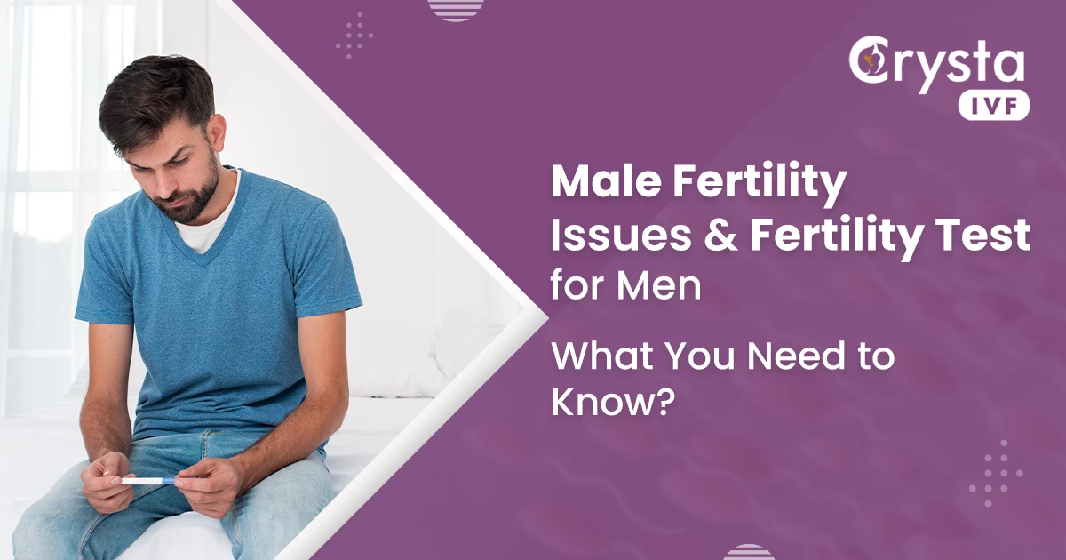 male fertility issues and fertility test for men