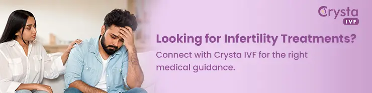 Connect with Crysta IVF for Male Infertility Treatment