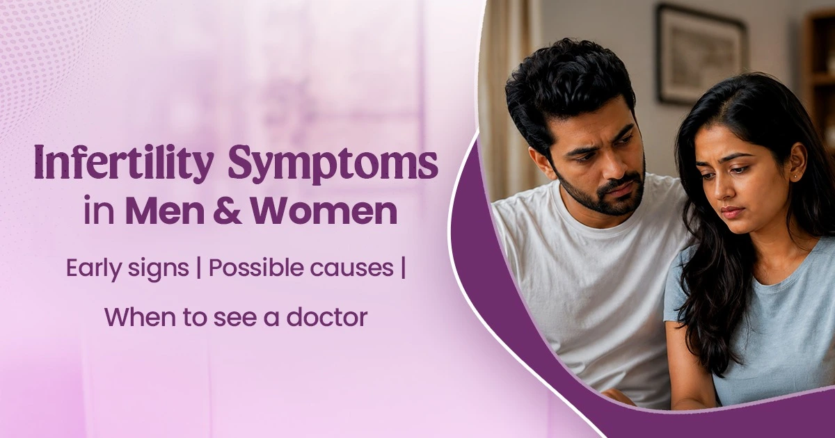 symptoms of infertility in men and women